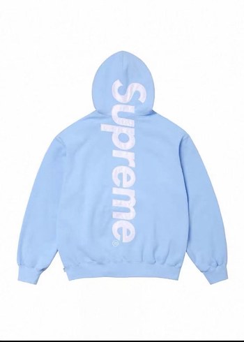 Supreme Satin Appique Hoodie Sweatshirts - Görsel 8
