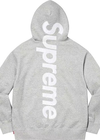 Supreme Satin Appique Hoodie Sweatshirts - Görsel 2