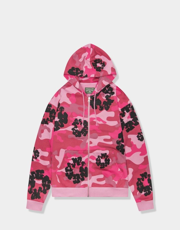 Denim Tears Camo Wreath Zip Up - Görsel 4