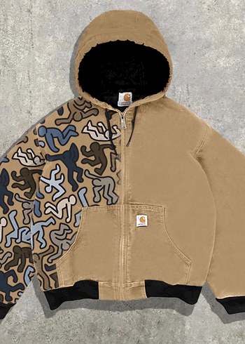 Carhartt Collab Hoodie Zippers - Görsel 5