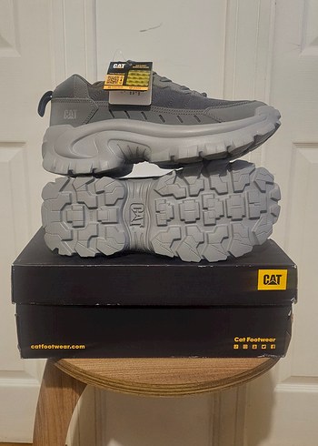CAT Gri Kamuflaj Erkek Outdoor Ayakkabı - Görsel 5