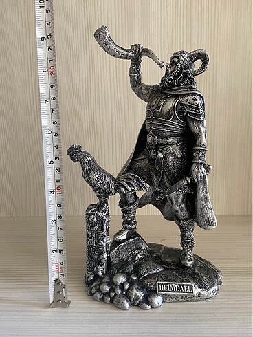 Beden gri Renk Heimdall Heykel Biblo