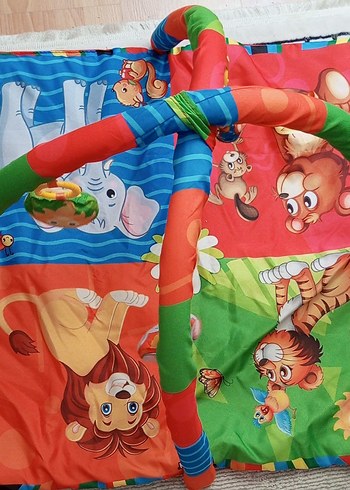 Renkli Bebek Oyun Minderi