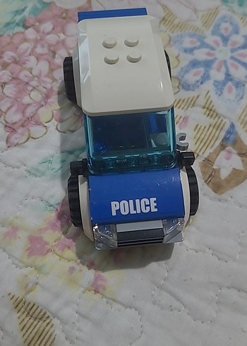 Mavi Polis Oyuncak Araba