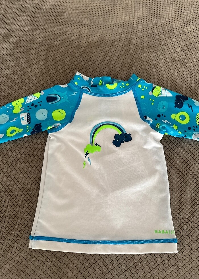 Yeni ve etiketli Decathlon UV korumalı bebek tişörtü. - Görsel 4