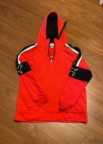 Victoria s Secret Victorias Secret Kirmizi Kapusonlu Sweatshirt