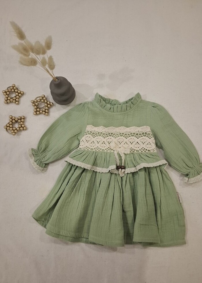 Fisto detaylı elbise - Görsel 4