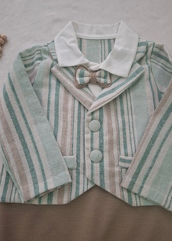 Bej Bohem Tarz Bebek Tulum - Görsel 3