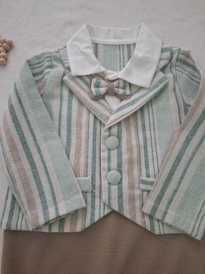 Bej Bohem Tarz Bebek Tulum - Görsel 3