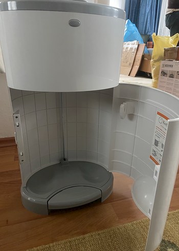 Korbell Ayak Pedallı Bebek Bezi Çöp Kovası - Görsel 4