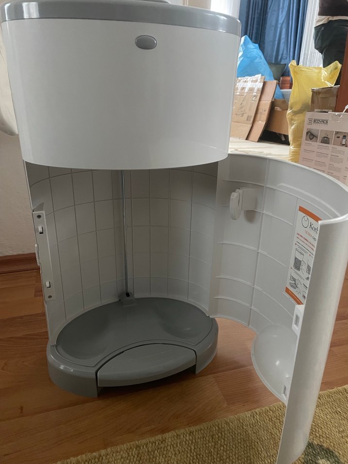 Korbell Ayak Pedallı Bebek Bezi Çöp Kovası - Görsel 4