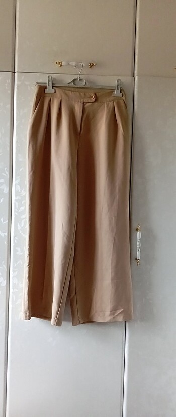 38 Beden camel Renk Kumaş pantolon