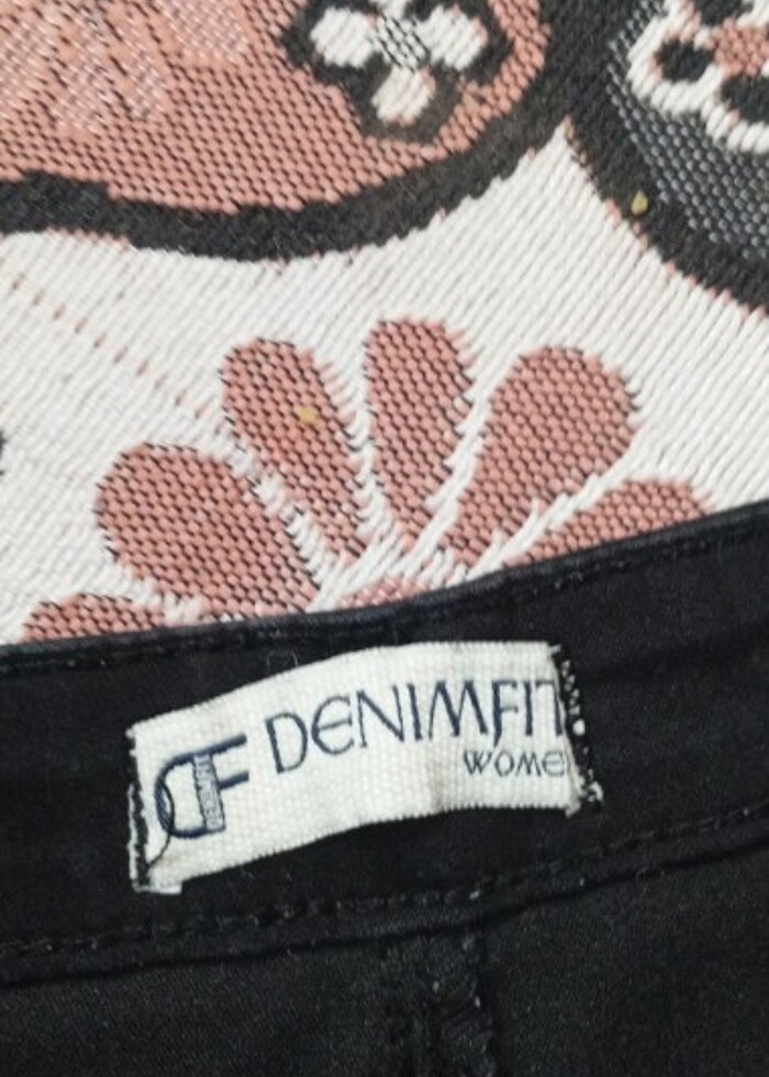 Siyah şort kot pantolon - Görsel 4