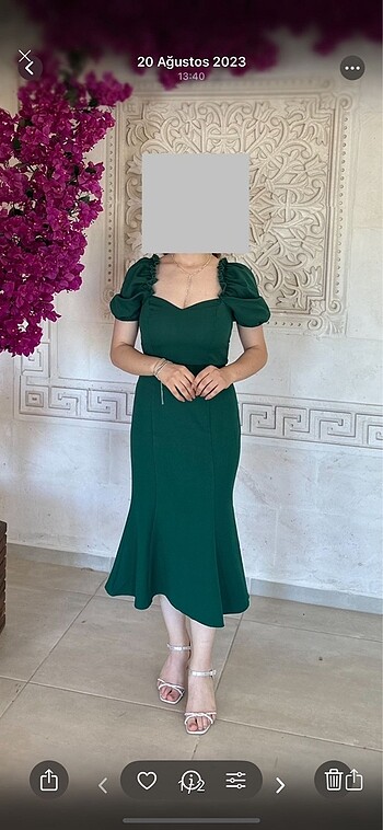 Trendyolmilla Yeşil elbise