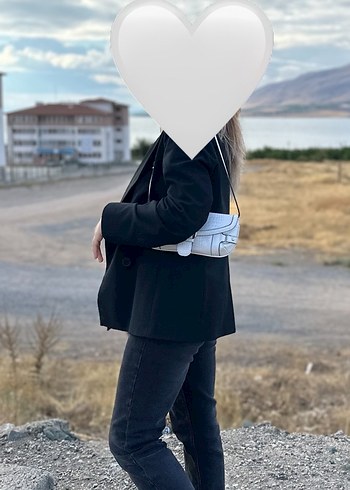 Stradivarius kadın yüksek bel mom jean - Görsel 4