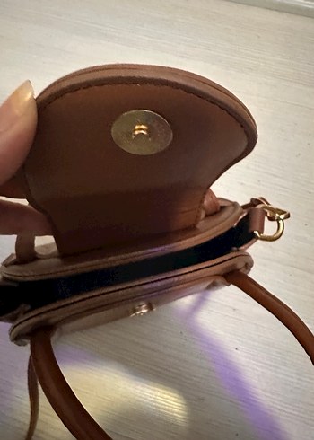 Kahverengi Deri Kadın Çanta - Görsel 4