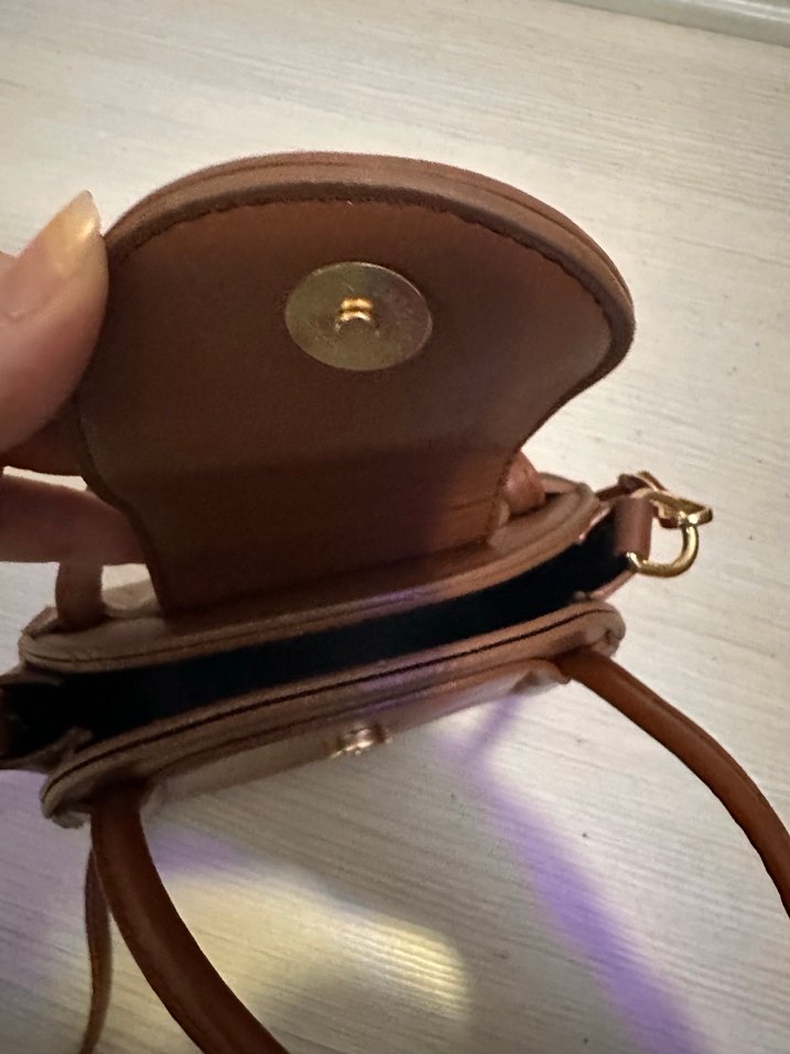 Kahverengi Deri Kadın Çanta - Görsel 4