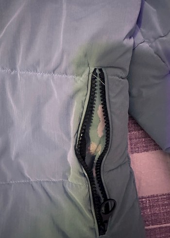 Mavi marka mavi renk Kadın Şişme Mont M beden - Görsel 4