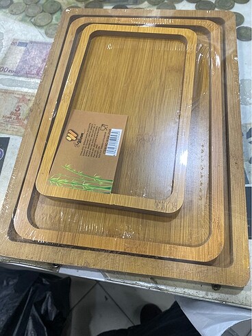 Ahşap Sunumluk-Tepsi