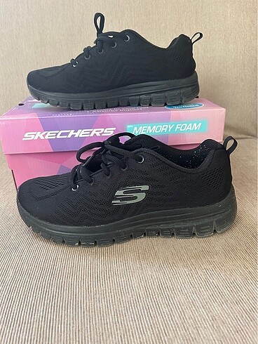 Skechers Graceful-Get Connected Kadın Spor Ayakkabı Siyah
