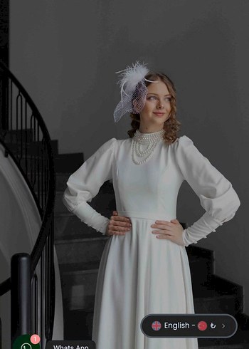 uzun nikah elbisesi - Görsel 2