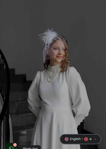 uzun nikah elbisesi - Görsel 4