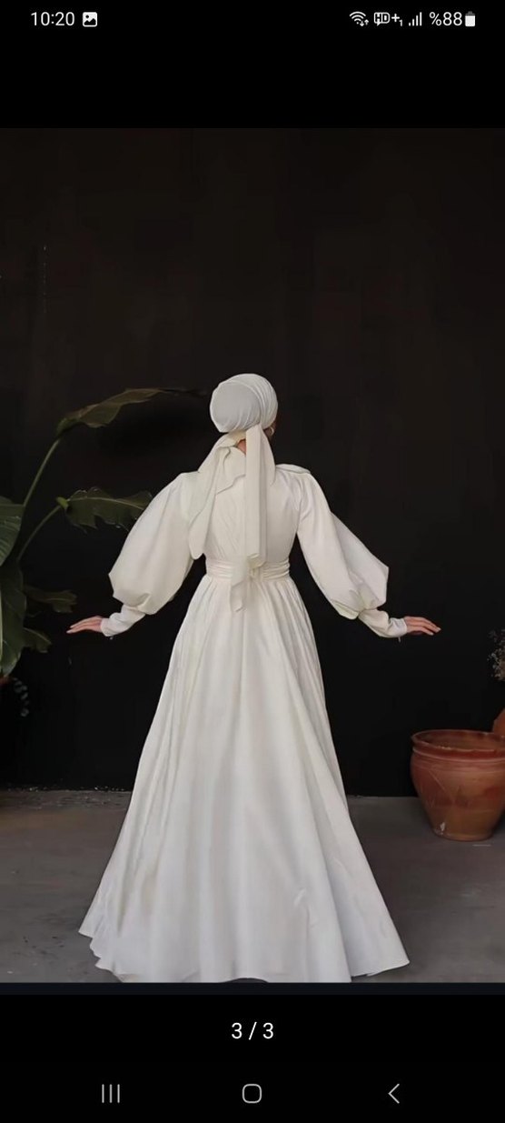 tesettür nikah elbisesi - Görsel 2