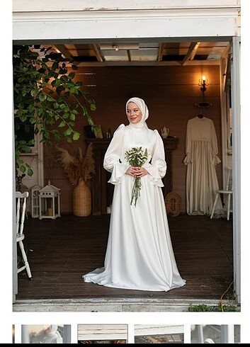 Tesettür nikah elbiseleri 