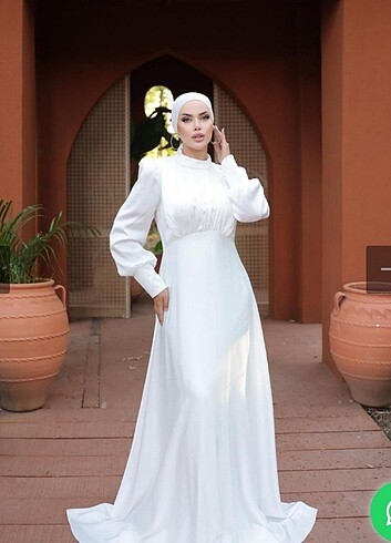 Tesettür nikah elbisesi 