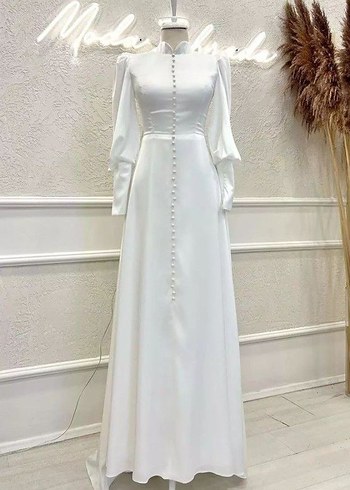 tesettür nikah elbisesi