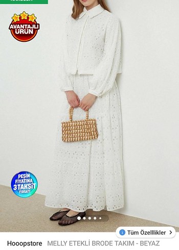 Trendyol & Milla tesettür etekli takım