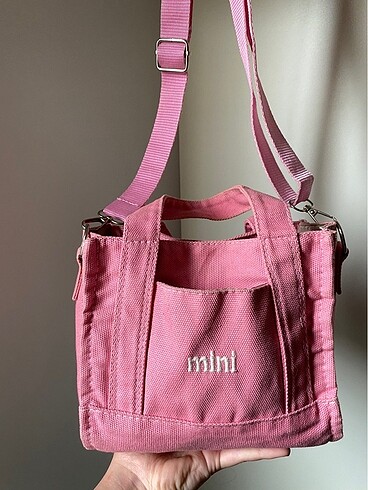 ÇANTA Mini Baget Pembe