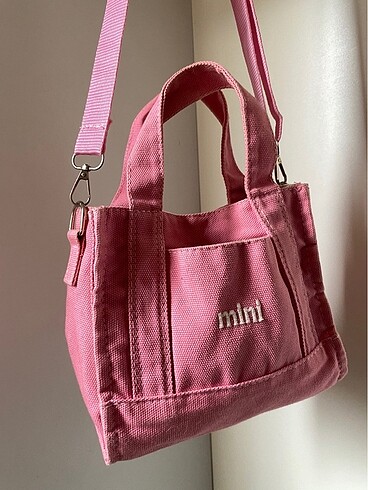 Diğer ÇANTA Mini Baget Pembe
