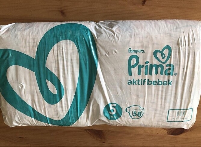 Prima aktif bebek 5 numara 58 adet