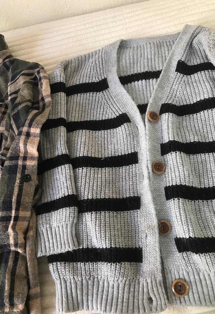 İkili Gri Örgü Boğazlı Kadın - Görsel 2