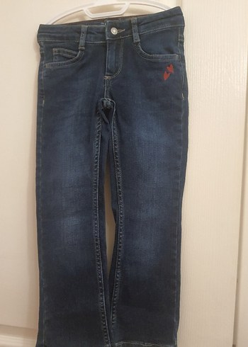 kiz Çocuk Mavi Denim Pantolon