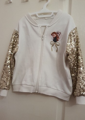 Kız Çocuk Parlak Pul Detayli hirka H&M marka