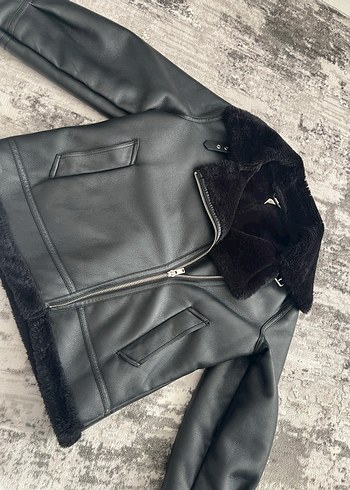 Suni yünlü bilet ceket\mont - Görsel 4