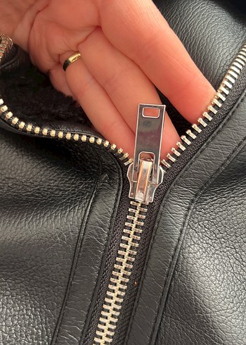 Suni yünlü bilet ceket\mont - Görsel 2