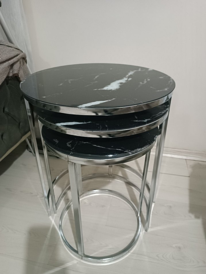 3 lü ZİGON SEHPA SAĞLAM - Görsel 2