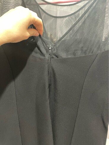 Büyük beden abiye püsküllü elbise - Görsel 6