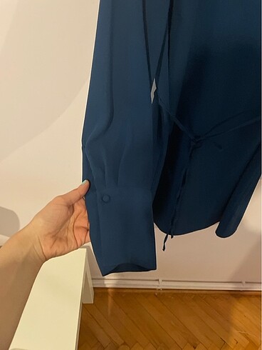 44 Beden H&M büyük beden kemerli elbise