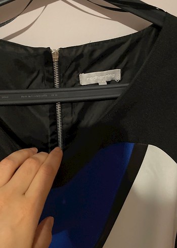 Drapeli V Yaka Desenli Kadın Abiye Elbise - Görsel 5