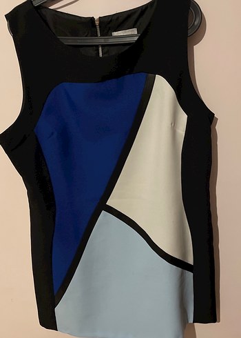 Drapeli V Yaka Desenli Kadın Abiye Elbise - Görsel 6