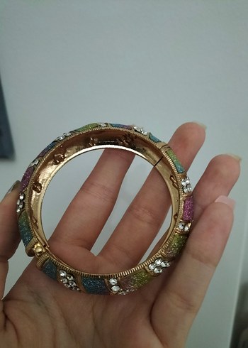 Renkli Boncuklu Kadın Bilezik - Görsel 2