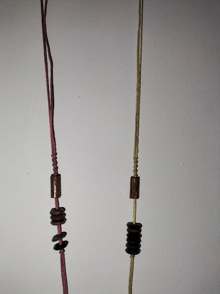 Uzun Çok Renkli Boncuklu Bohem Kadın Kolye - Görsel 3