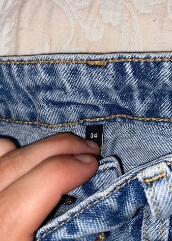 Trendyol & Milla Kadın Pastel Mavi Bol Kesim Kot Pantolon