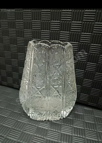 Paşabahçe Kesme Kristal Cam Vazo - Görsel 2