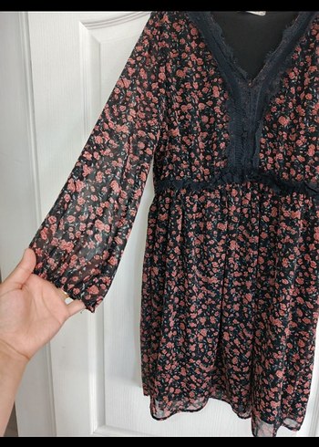 Şifon Astarlı Elbise - Görsel 5