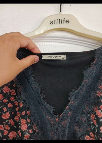 Şifon Astarlı Elbise - Görsel 2